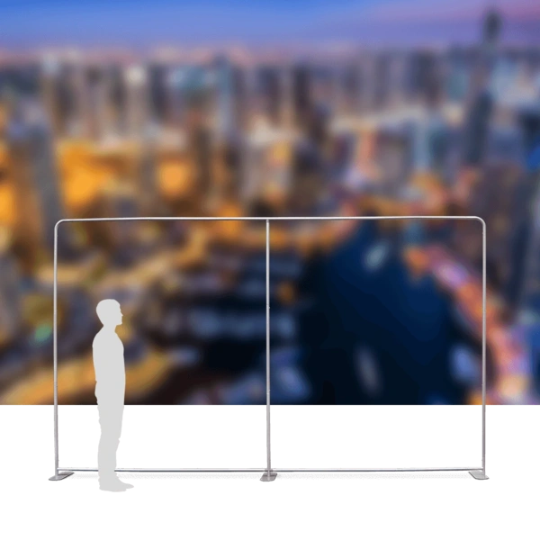 Stretch Fabric Wall Straight - 4m Frame
